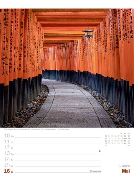 Produktbild: Japan Wochenplaner Kalender 2027 | Das Land der aufgehenden Sonne