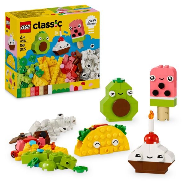 LEGO Classic Kreativer Snack Bauspaß, Spielzeug für Rollenspiele 11039
