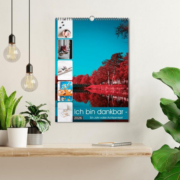 Produktbild: Ich bin dankbar - ein Jahr voller Achtsamkeit (Wandkalender 2026 DIN A3 hoch), CALVENDO Monatskalender