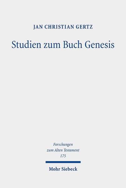 Produktbild: Studien zum Buch Genesis