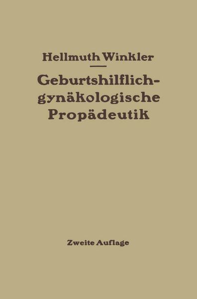 Produktbild: Geburtshilflich-gyn&auml;kologische Prop&auml;deutik