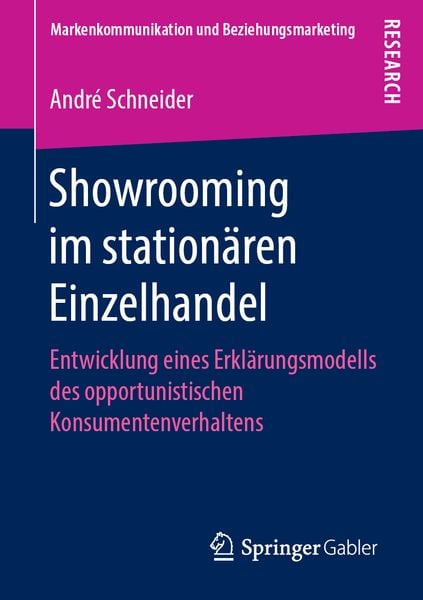 Produktbild: Showrooming im station&auml;ren Einzelhandel