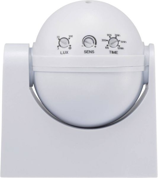 Produktbild: Renkforce 1362991 Aufputz, Aufbau, Wand HF-Bewegungsmelder 180&deg; Relais Wei&szlig; IP44