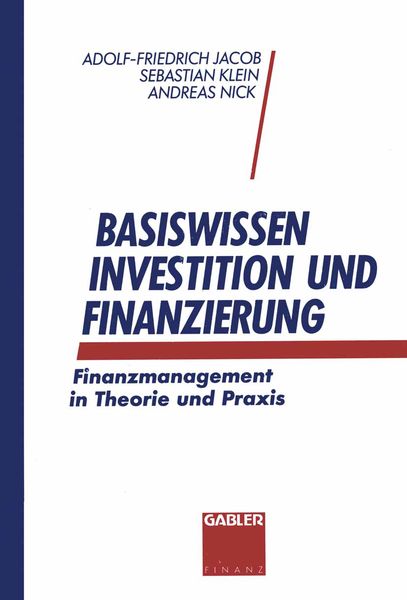 Produktbild: Basiswissen Investition und Finanzierung