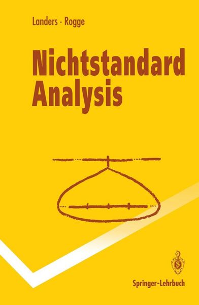 Produktbild: Nichtstandard Analysis