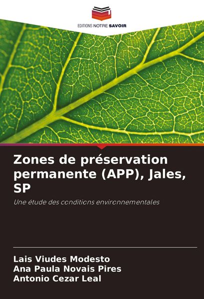 Produktbild: Zones de pr&eacute;servation permanente (APP), Jales, SP