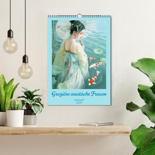 Produktbild: Grazi&ouml;se asiatische Frauen - Asienstil (Wandkalender 2026 DIN A3 hoch), CALVENDO Monatskalender
