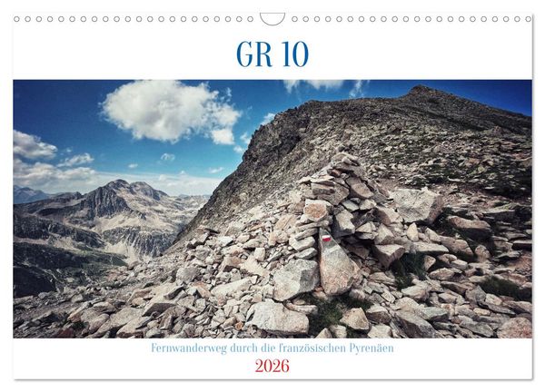 Produktbild: GR 10 Fernwanderweg durch die franz&ouml;sischen Pyren&auml;en (Wandkalender 2026 DIN A3 quer), CALVENDO Monatskalender