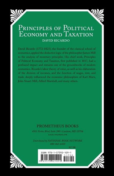 Produktbild: Principles of Political Economy and Taxation