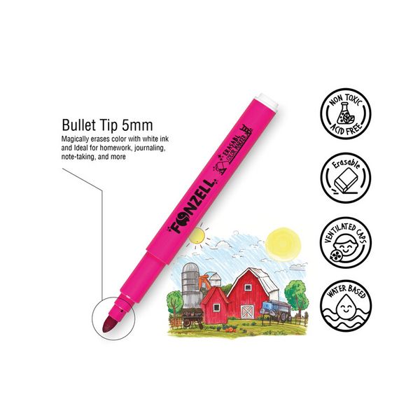 Produktbild: Marker radierbar 12er