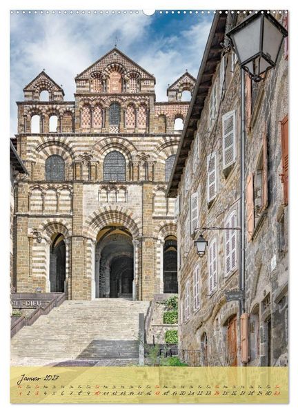 Produktbild: Le puy en Velay, Station am Jakobsweg (hochwertiger Premium Wandkalender 2027 DIN A2 hoch), Kunstdruck in Hochglanz