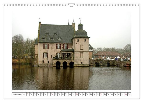 Produktbild: Burgen und Schl&ouml;sser im n&ouml;rdlichen Ruhrgebiet (Wandkalender 2026 DIN A3 quer), CALVENDO Monatskalender