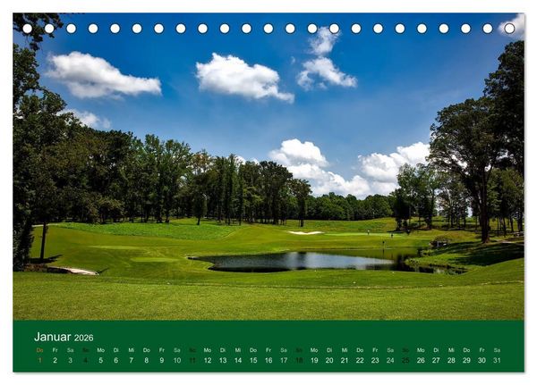 Produktbild: Golf Sport (Tischkalender 2026 DIN A5 quer), CALVENDO Monatskalender