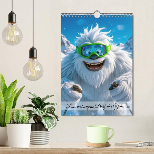 Produktbild: Das verborgene Dorf der Yetis (Wandkalender 2026 DIN A4 hoch), CALVENDO Monatskalender