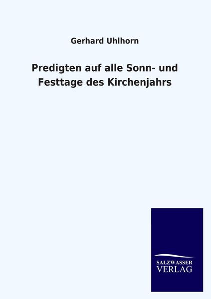 Produktbild: Predigten auf alle Sonn- und Festtage des Kirchenjahrs