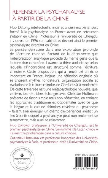 Produktbild: Repenser la psychanalyse &agrave; partir de la Chine