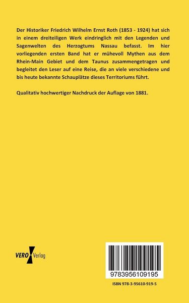 Produktbild: Nassaus Kunden und Sagen aus dem Munde des Volkes, der Chronik und deutscher Dichter, erster Teil