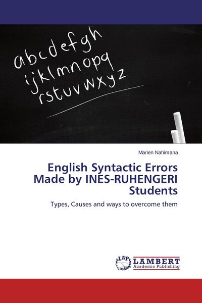 Produktbild: English Syntactic Errors Made by INES-RUHENGERI Students