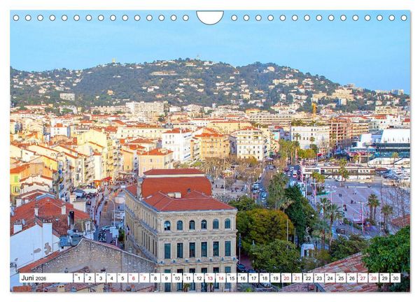 Produktbild: Cannes - idyllische Stadt an der C&ocirc;te d&rsquo;Azur (Wandkalender 2026 DIN A4 quer), CALVENDO Monatskalender