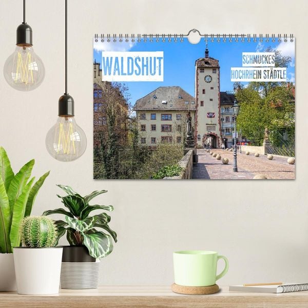 Produktbild: Waldshut - schmuckes Hochrhein St&auml;dtle (Wandkalender 2026 DIN A4 quer), CALVENDO Monatskalender