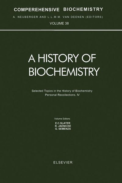 Produktbild: Selected Topics in the History of Biochemistry. Personal Recollections. IV