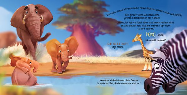 Produktbild: Moyo - Ein Giraffenkind greift nach den Sternen
