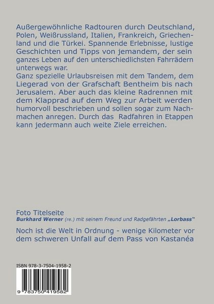 Produktbild: Die au&szlig;ergew&ouml;hnlichen Radtouren eines B&uuml;rokraten