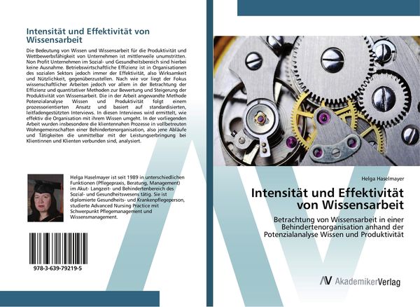 Produktbild: Intensit&auml;t und Effektivit&auml;t von Wissensarbeit