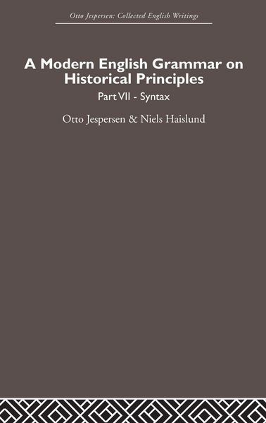 Produktbild: A Modern English Grammar on Historical Principles