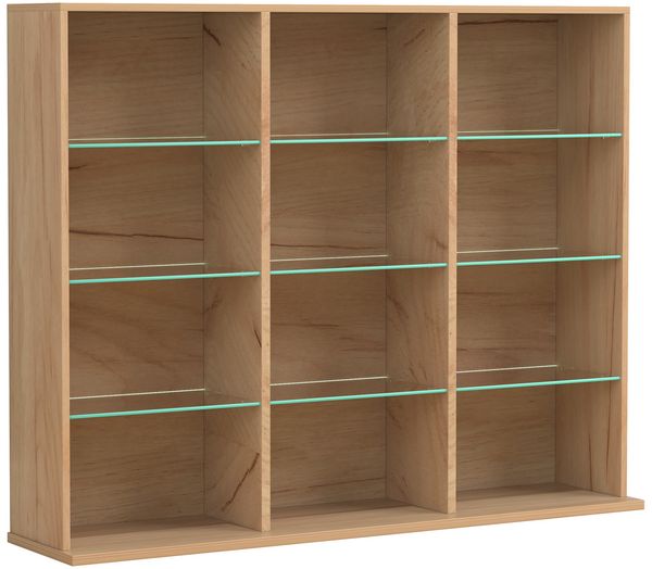 Produktbild: Holz CD DVD Standregal Bücherregal Regal Zilas L