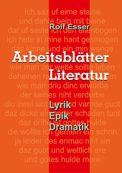 Produktbild: Arbeitsbl&auml;tter Literatur