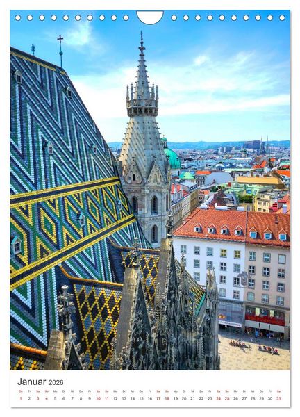 Produktbild: Ach du sch&ouml;nes Wien (Wandkalender 2026 DIN A4 hoch), CALVENDO Monatskalender