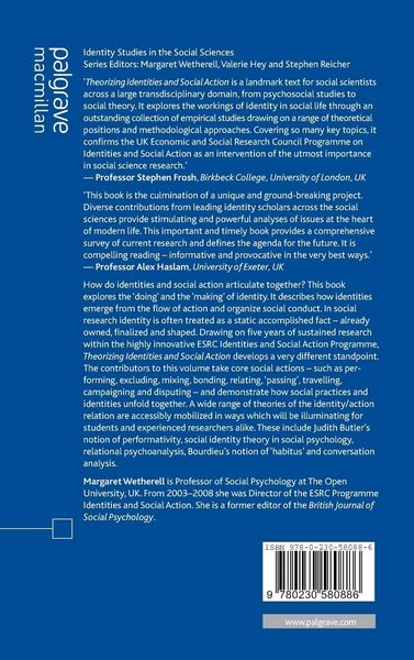 Produktbild: Theorizing Identities and Social Action