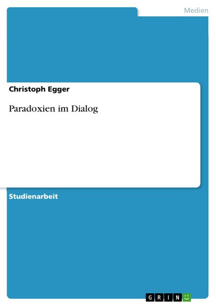 Produktbild: Paradoxien im Dialog