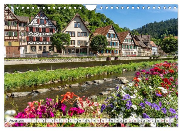 Produktbild: Urlaubsregion Schwarzwald (Wandkalender 2026 DIN A4 quer), CALVENDO Monatskalender