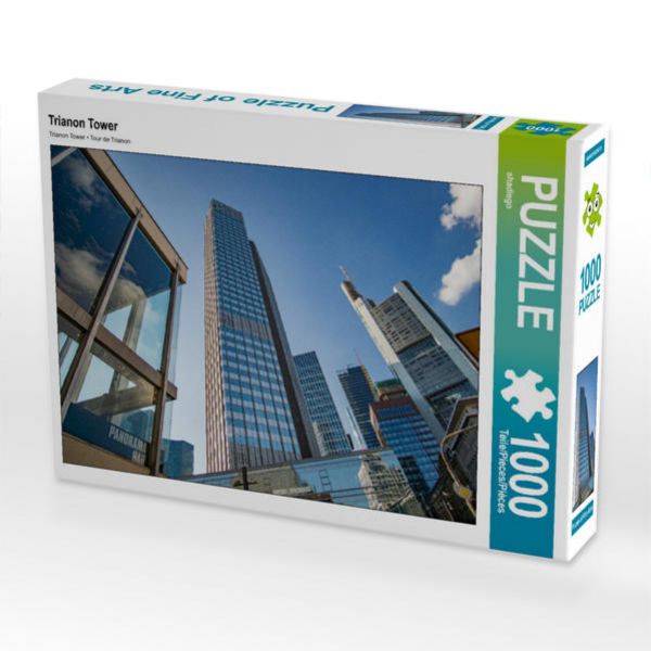 CALVENDO Puzzle Trianon Tower 1000 Teile Puzzle quer | 1000 Teile Lege-Größe 64 × 48 cm Foto-Puzzle für glückliche Stunden