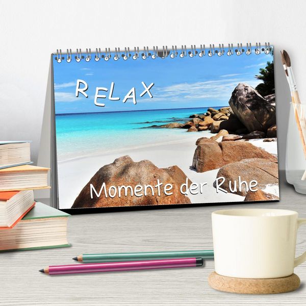 Produktbild: Relax, Momente der Ruhe (Tischkalender 2026 DIN A5 quer), CALVENDO Monatskalender