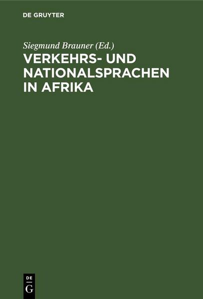 Produktbild: Verkehrs- und Nationalsprachen in Afrika