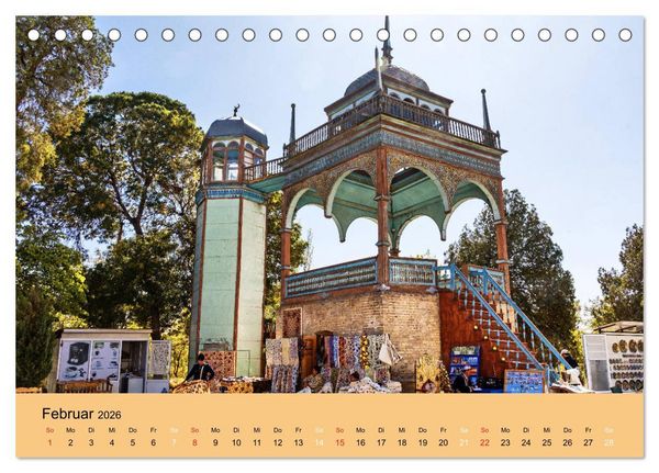 Produktbild: Uzbekistan - m&auml;rchenhafte Seidenstra&szlig;e (Tischkalender 2026 DIN A5 quer), CALVENDO Monatskalender