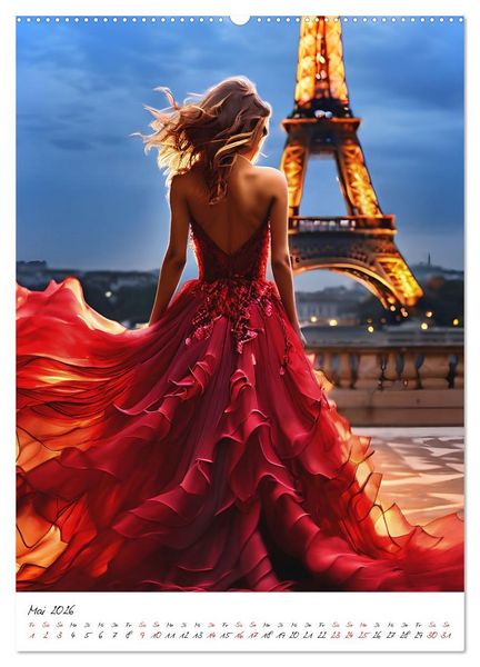 Produktbild: R&uuml;ckblick in T&uuml;ll (Wandkalender 2026 DIN A2 hoch), CALVENDO Monatskalender