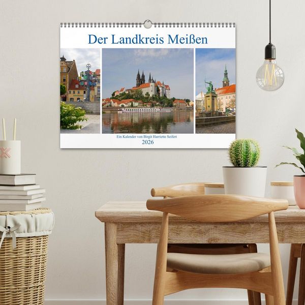 Produktbild: Der Landkreis Mei&szlig;en (Wandkalender 2026 DIN A3 quer), CALVENDO Monatskalender