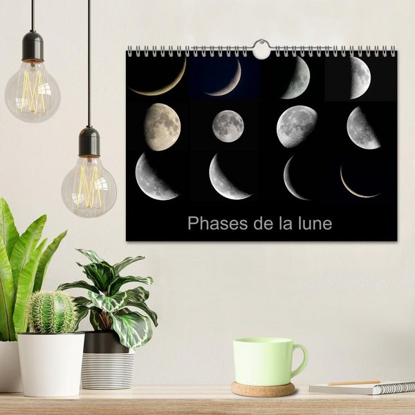 Produktbild: Phases de la lune (Calendrier mural 2026 DIN A4 vertical), CALVENDO calendrier mensuel