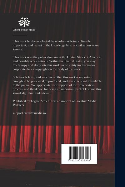 Produktbild: Theatrical Thoughts [microform]