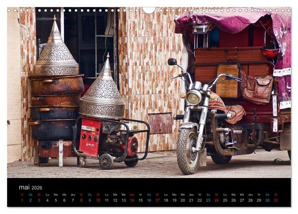 Produktbild: COULEURS DU MAROC (Calendrier mural 2026 DIN A3 vertical), CALVENDO calendrier mensuel