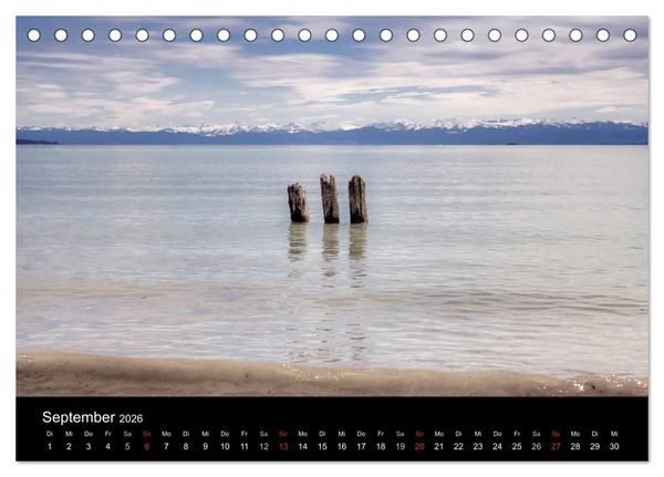 Produktbild: Bodensee (Tischkalender 2026 DIN A5 quer), CALVENDO Monatskalender