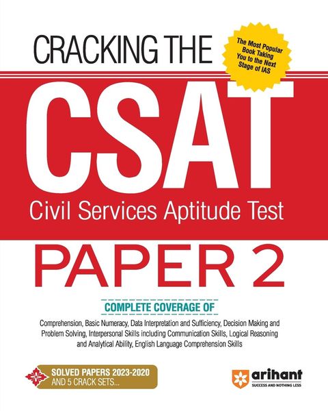 Produktbild: Arihant Cracking The CSAT (Civil Services Aptitude Test) Paper-2