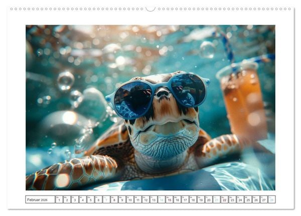 Produktbild: Hei&szlig;er Sommer (hochwertiger Premium Wandkalender 2026 DIN A2 quer), Kunstdruck in Hochglanz