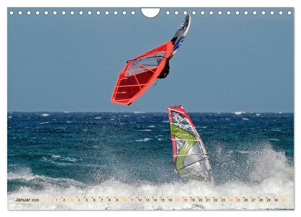 Produktbild: Windsurfing - extrem cool (Wandkalender 2026 DIN A4 quer), CALVENDO Monatskalender