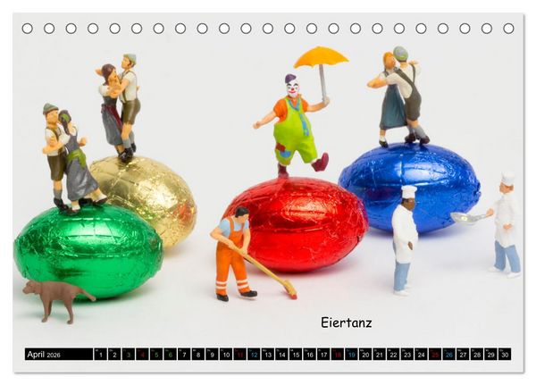 Produktbild: Brokkolif&auml;ller ... und andere Mini-Welten (Tischkalender 2026 DIN A5 quer), CALVENDO Monatskalender