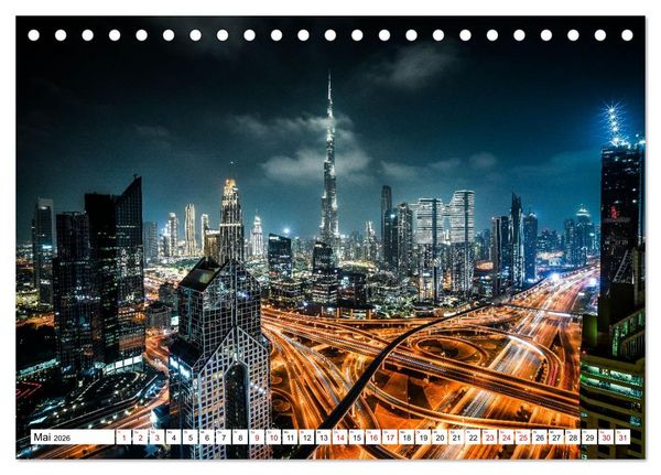 Produktbild: Wundervolles Dubai (Tischkalender 2026 DIN A5 quer), CALVENDO Monatskalender